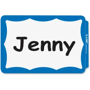 C-Line Self-Adhesive Name Tags