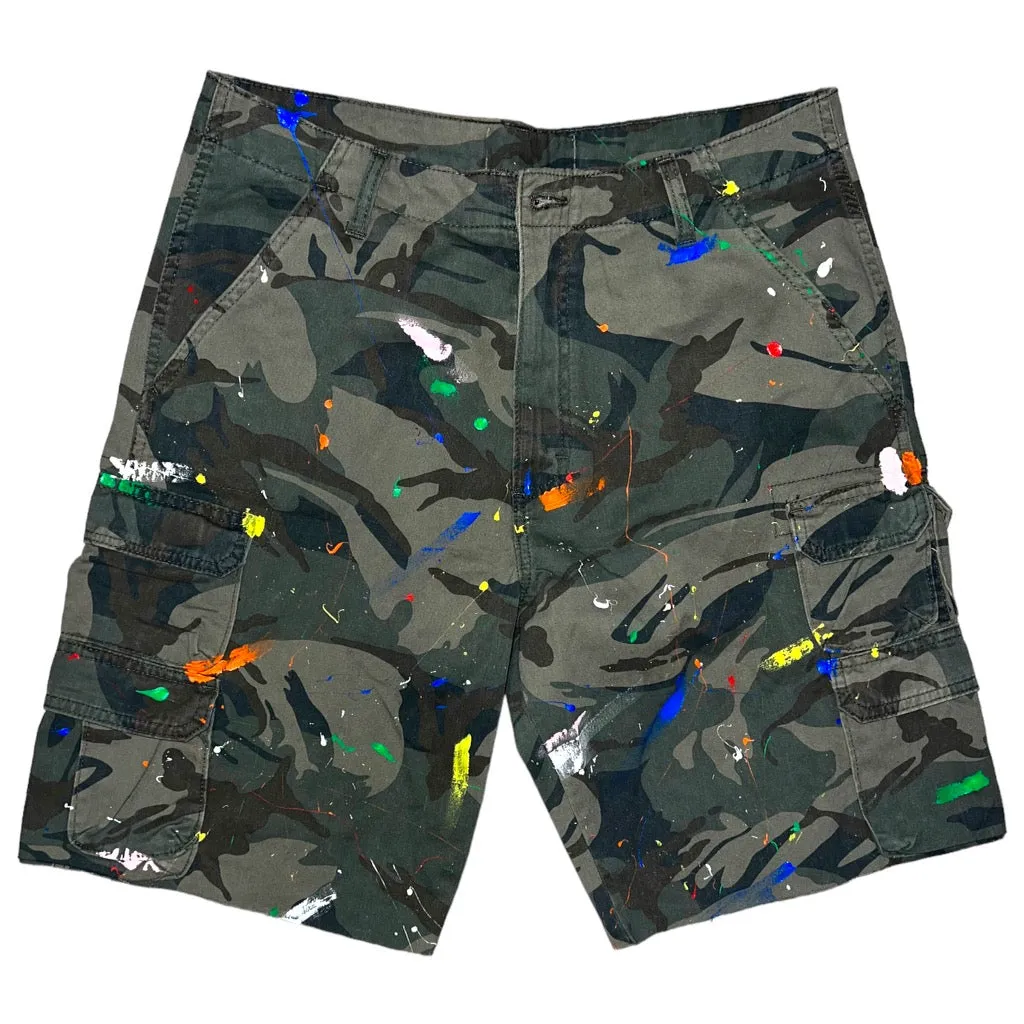 Camo Paint Splatter Lyfestyle Shorts
