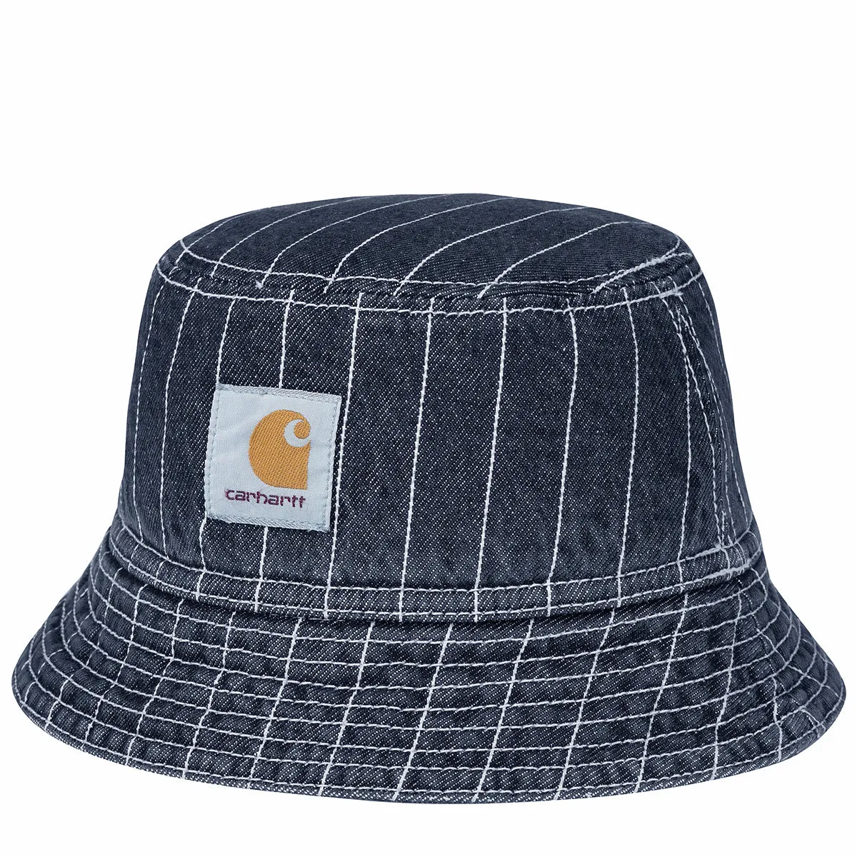Carhartt WIP Orlean Bucket Hat Blue/White Stonewashed