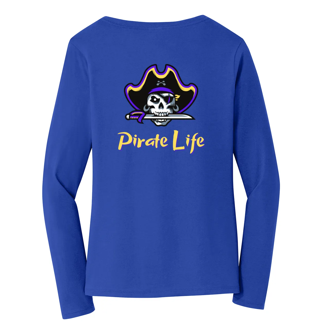 Carolina Captain Ladies Long Sleeve V-Neck T