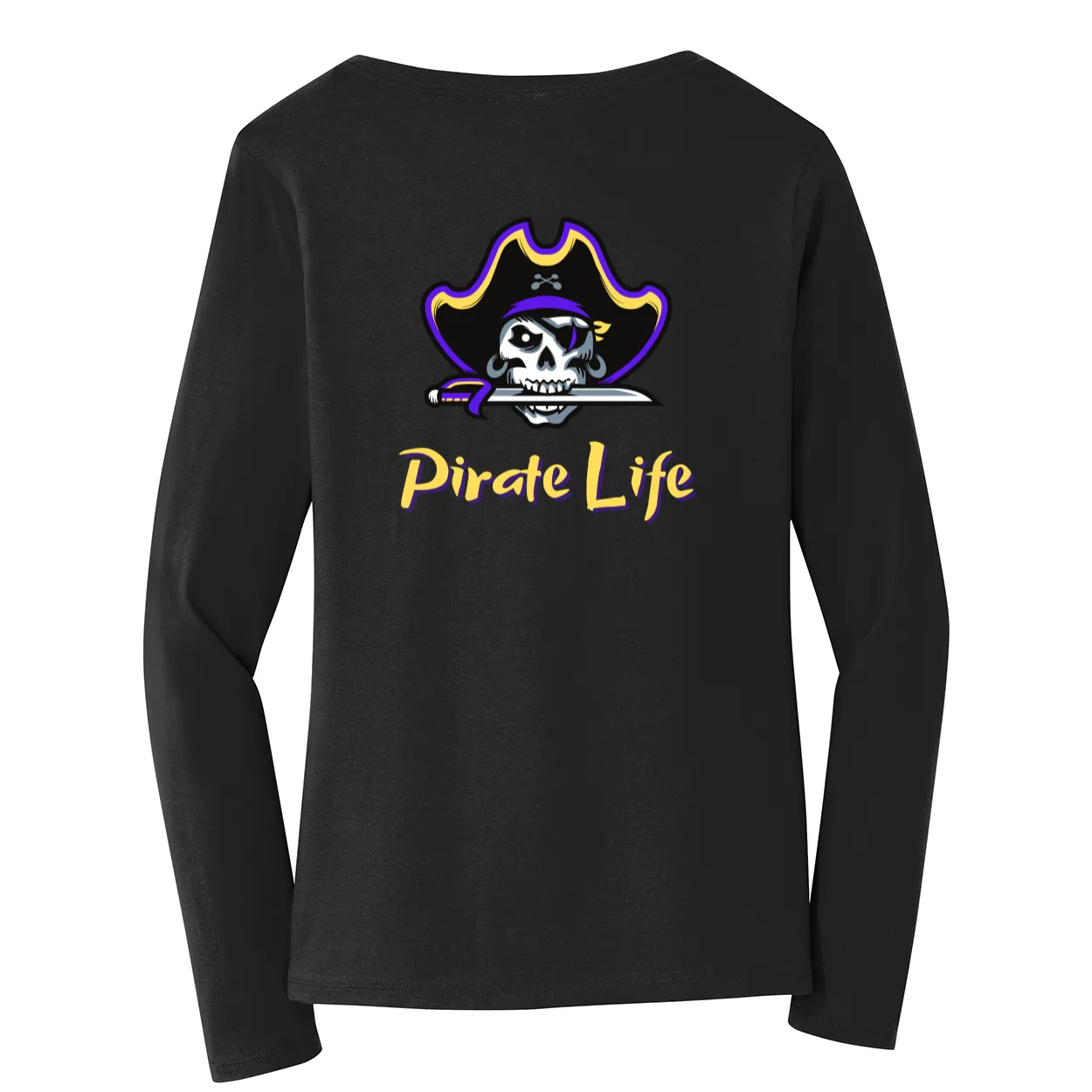 Carolina Captain Ladies Long Sleeve V-Neck T