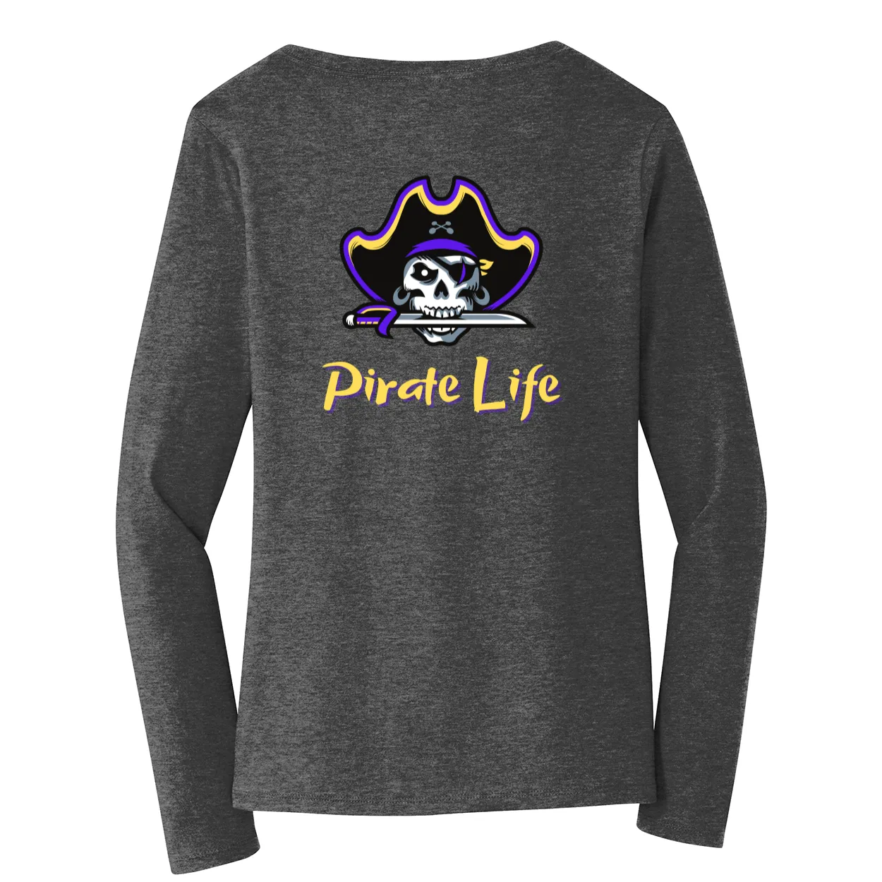 Carolina Captain Ladies Long Sleeve V-Neck T