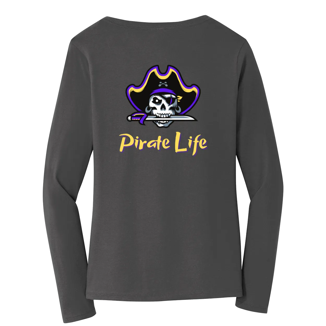 Carolina Captain Ladies Long Sleeve V-Neck T