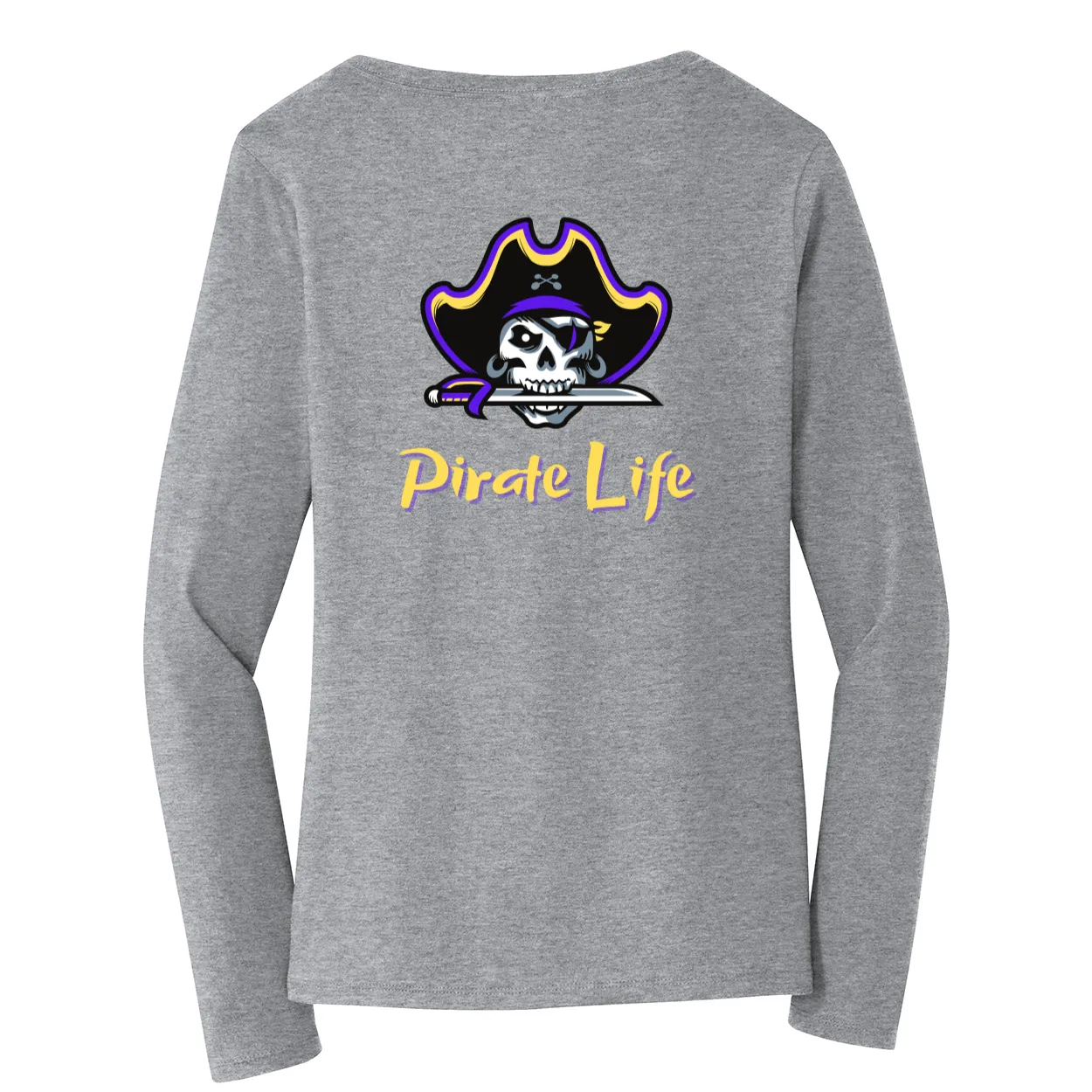 Carolina Captain Ladies Long Sleeve V-Neck T