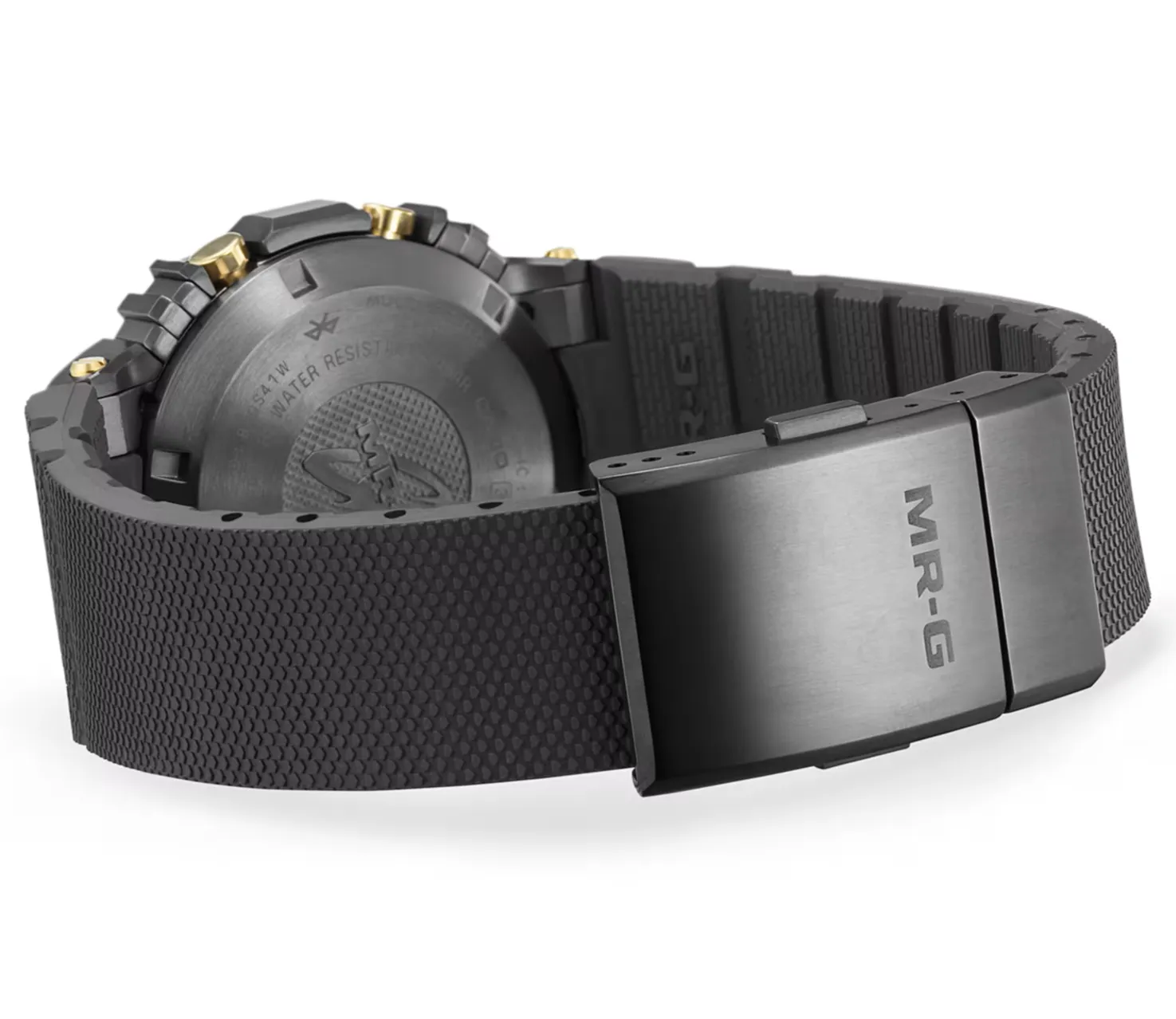 Casio G-Shock MR-G MRG-B5000 Series Super Titanium Solar Multi-Band-6 Dura Soft Fluoro Rubber MRG-B5000R-1