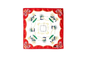 Celine Cotton Square Bandana Scarf "New" Old Stock