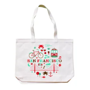 (CHAD GERAN) RETRO SAN FRANCISCO TOTE