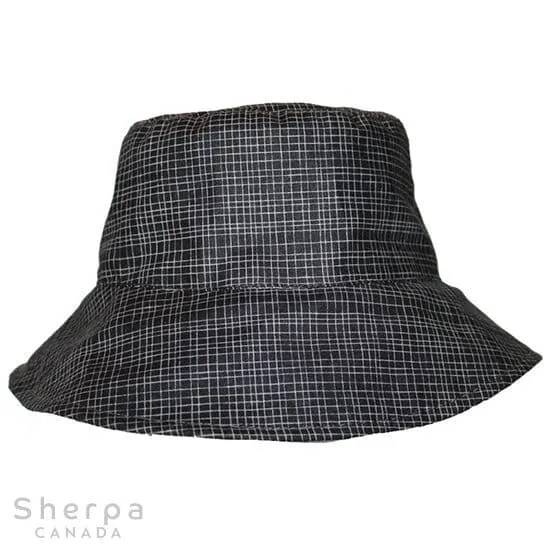 Chapeau Bucket Motif Noir
