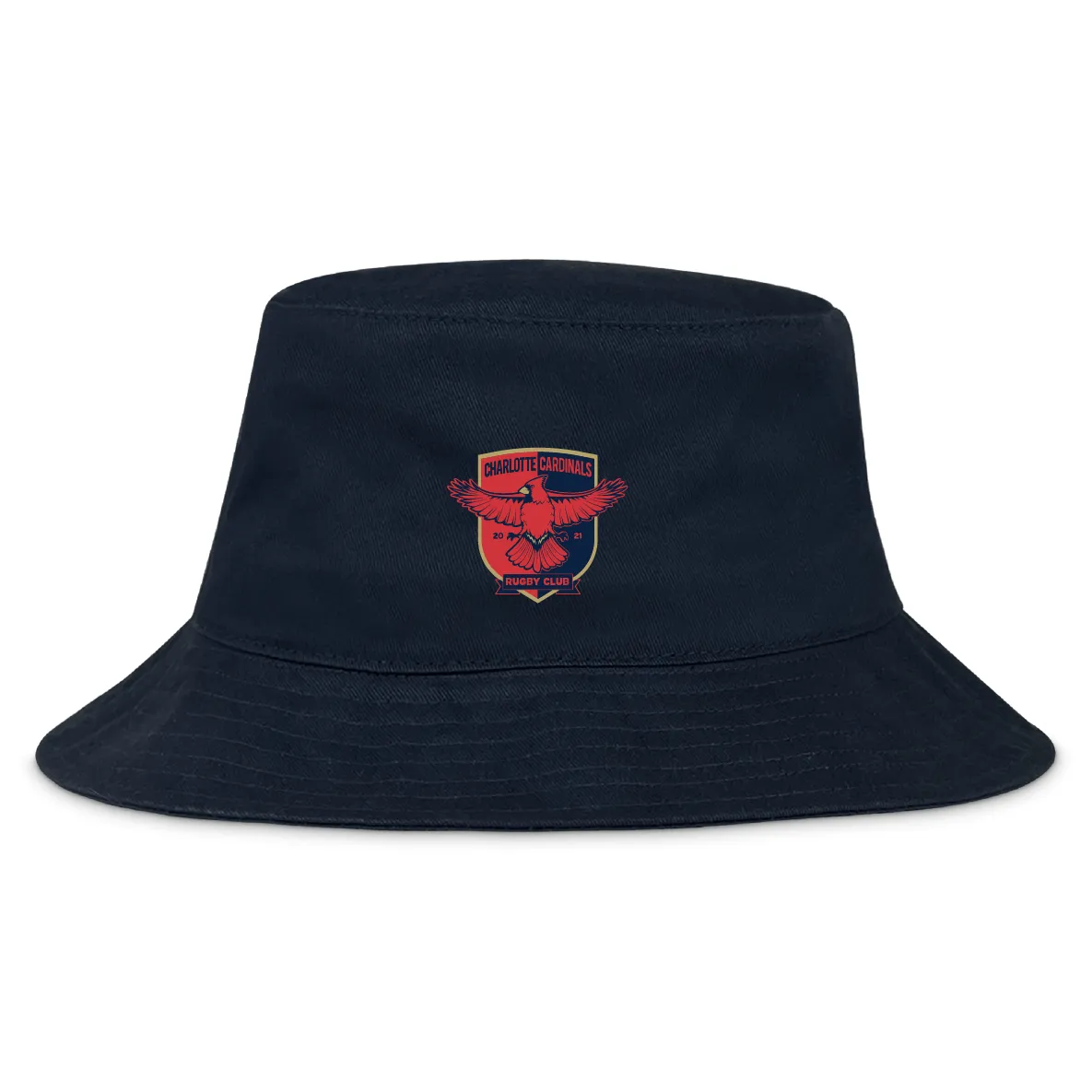 Charlotte Cardinals Rugby Club Crusher Bucket Cap