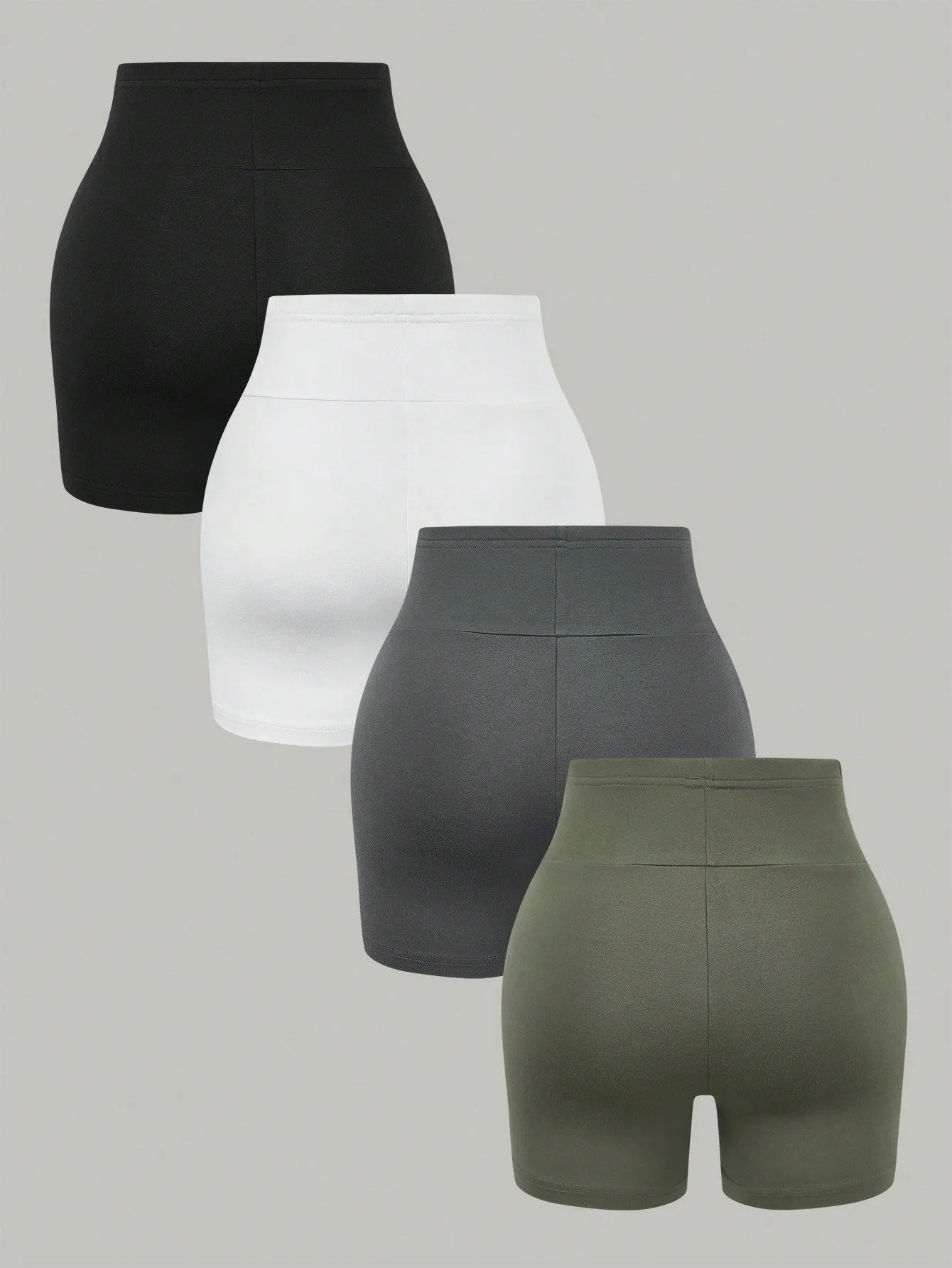 Cherry Vibes: Shorts de Ciclismo de Color Sólido en
