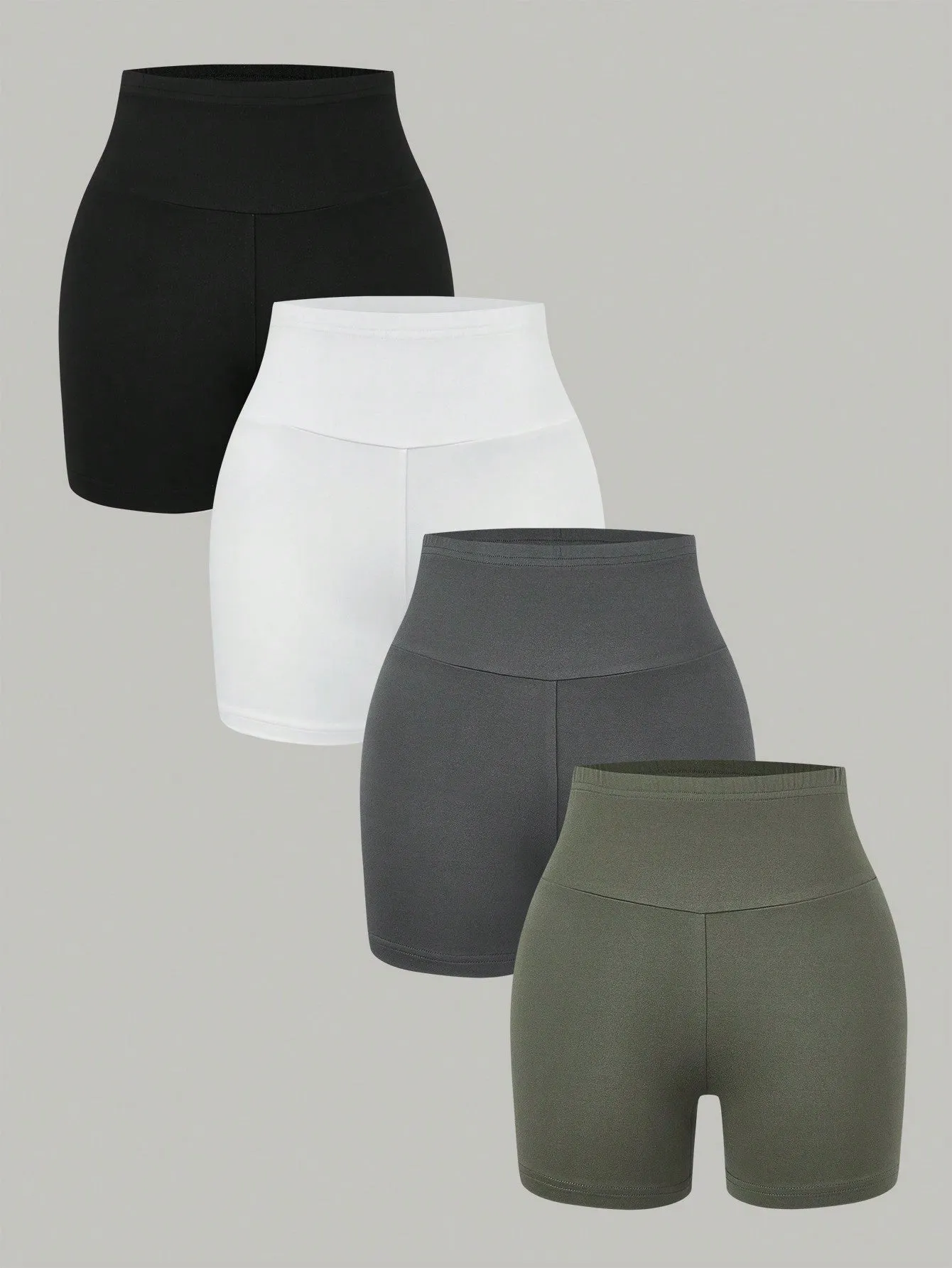 Cherry Vibes: Shorts de Ciclismo de Color Sólido en