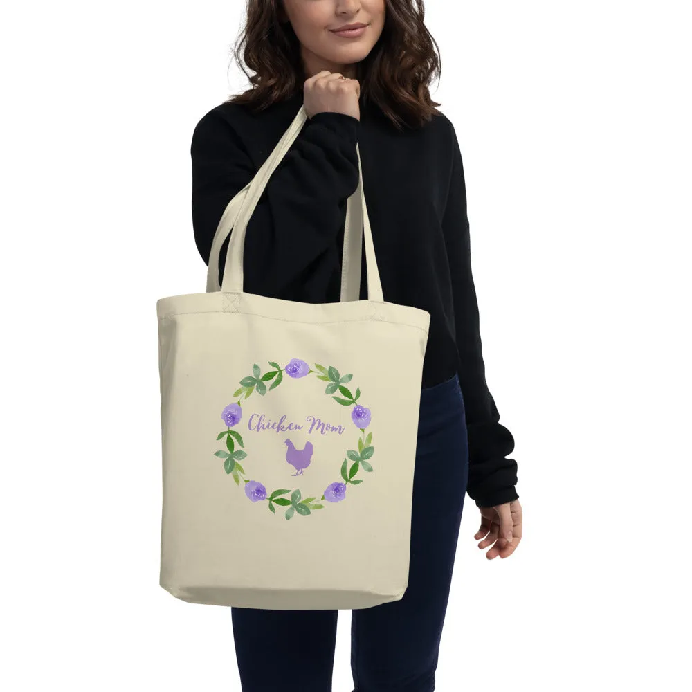 Chicken Mom Eco Tote Bag
