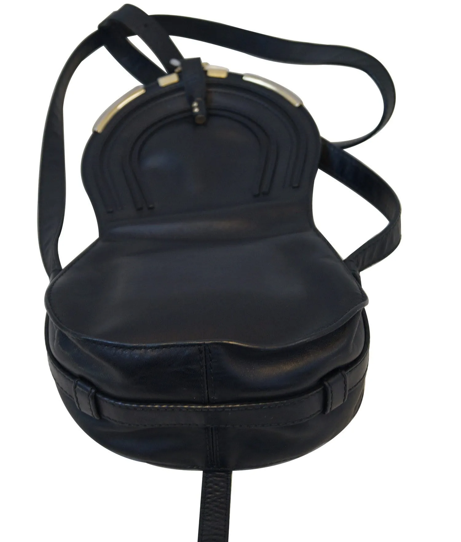 Chloe Crossbody Bag - Chloe Mini Marcie Small Black Leather