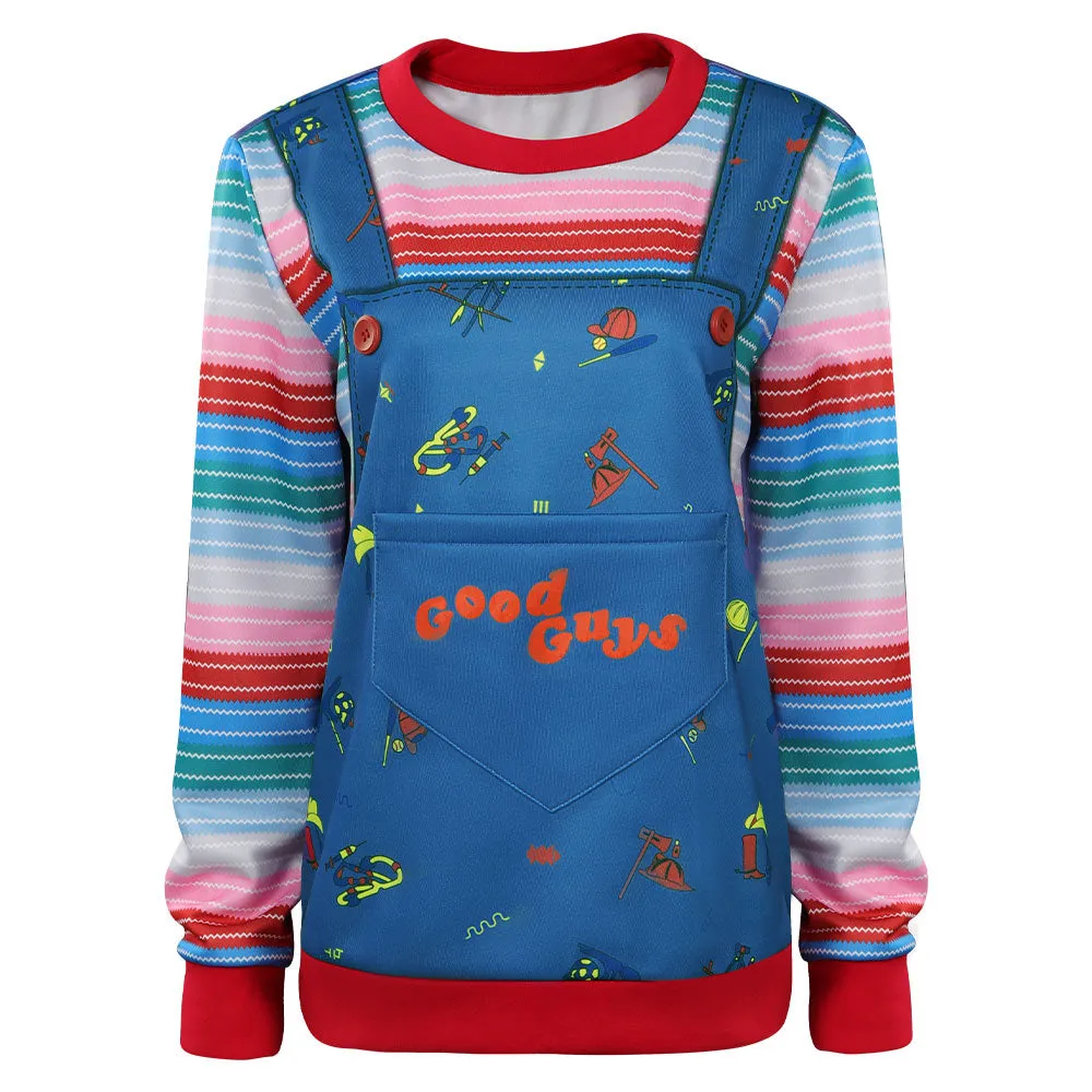 Chucky Chucky Original Hoodies Coat Cosplay Costume Halloween Carnival Suit