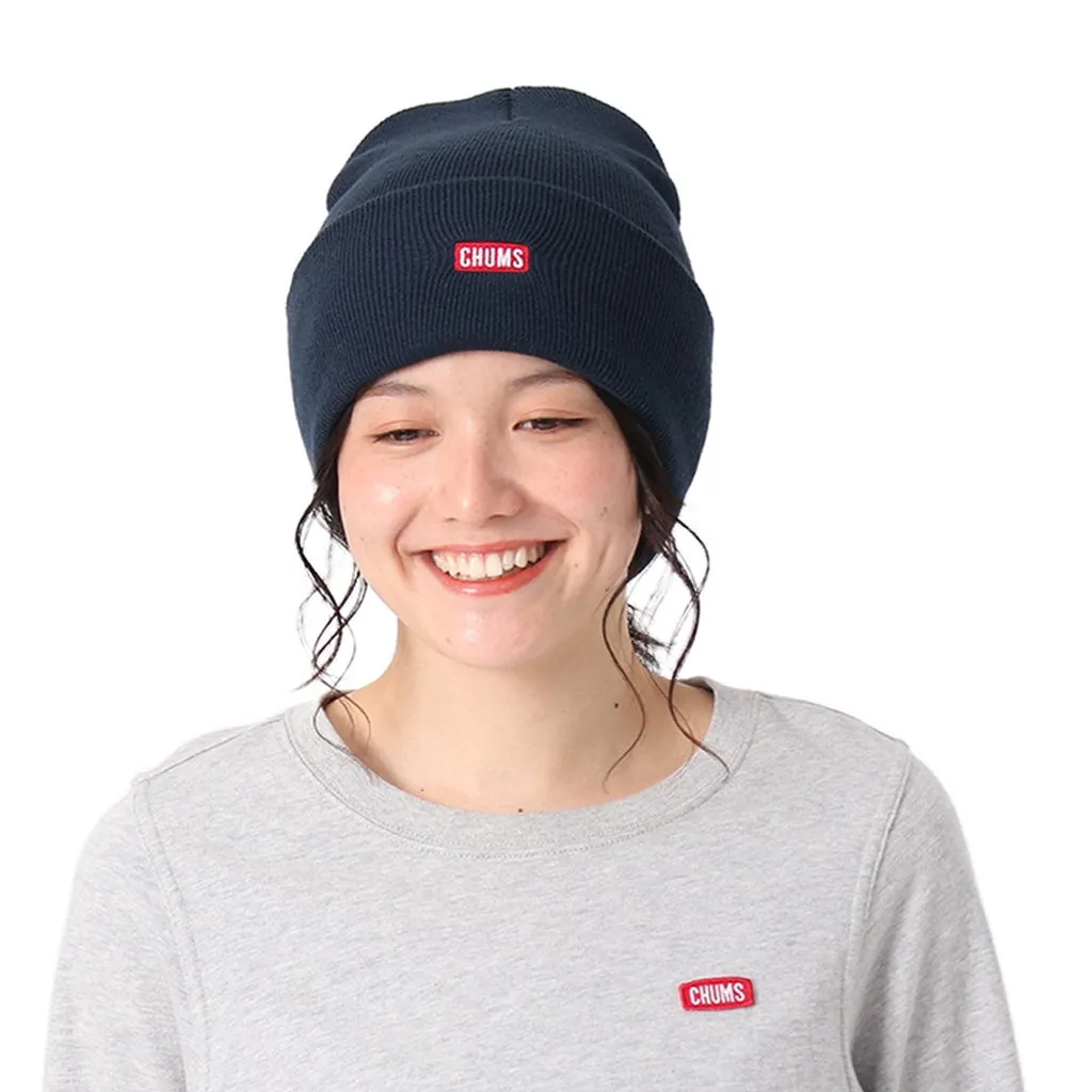 Chums Knit Cap Logo, Navy