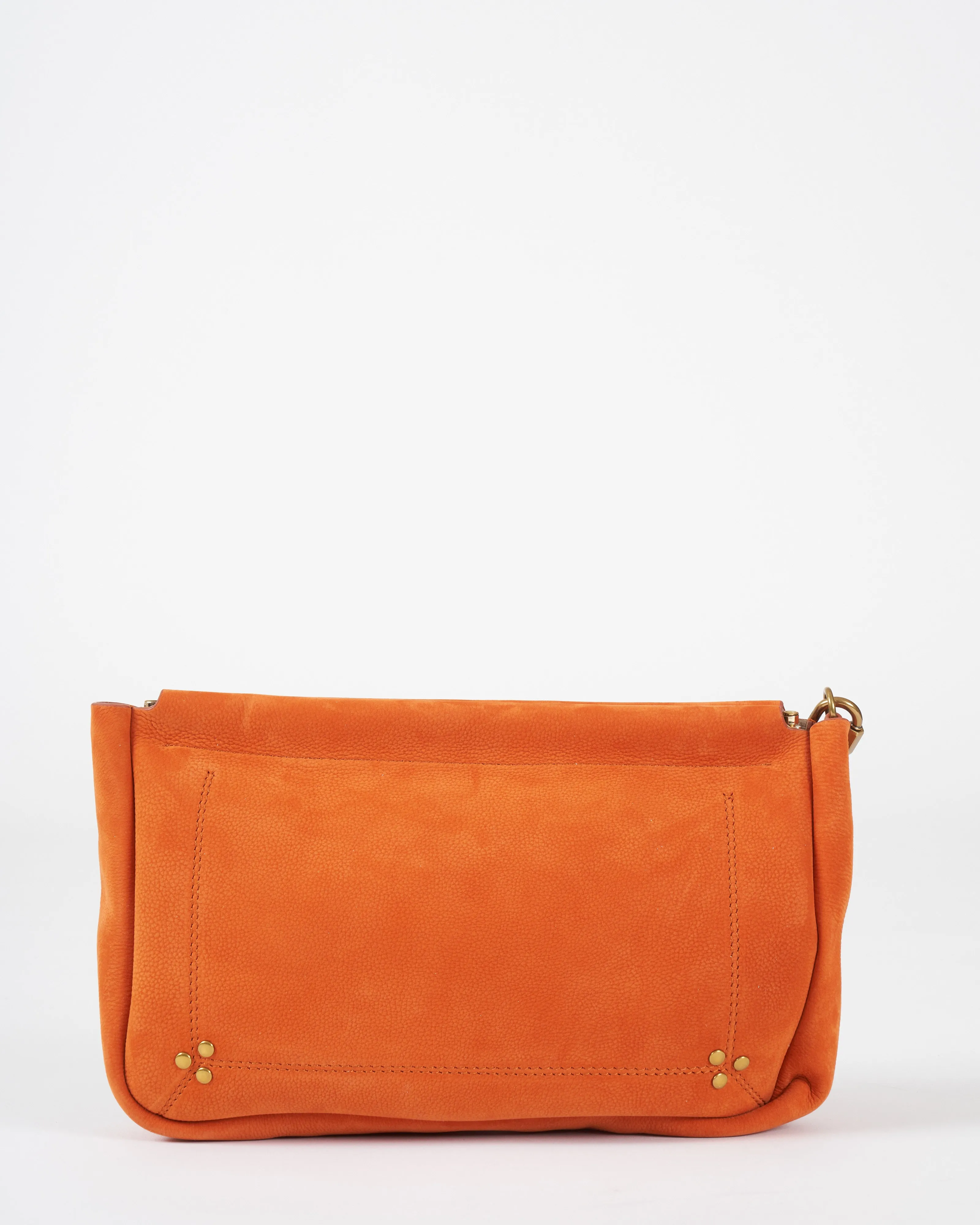 clap large - nubuck orange