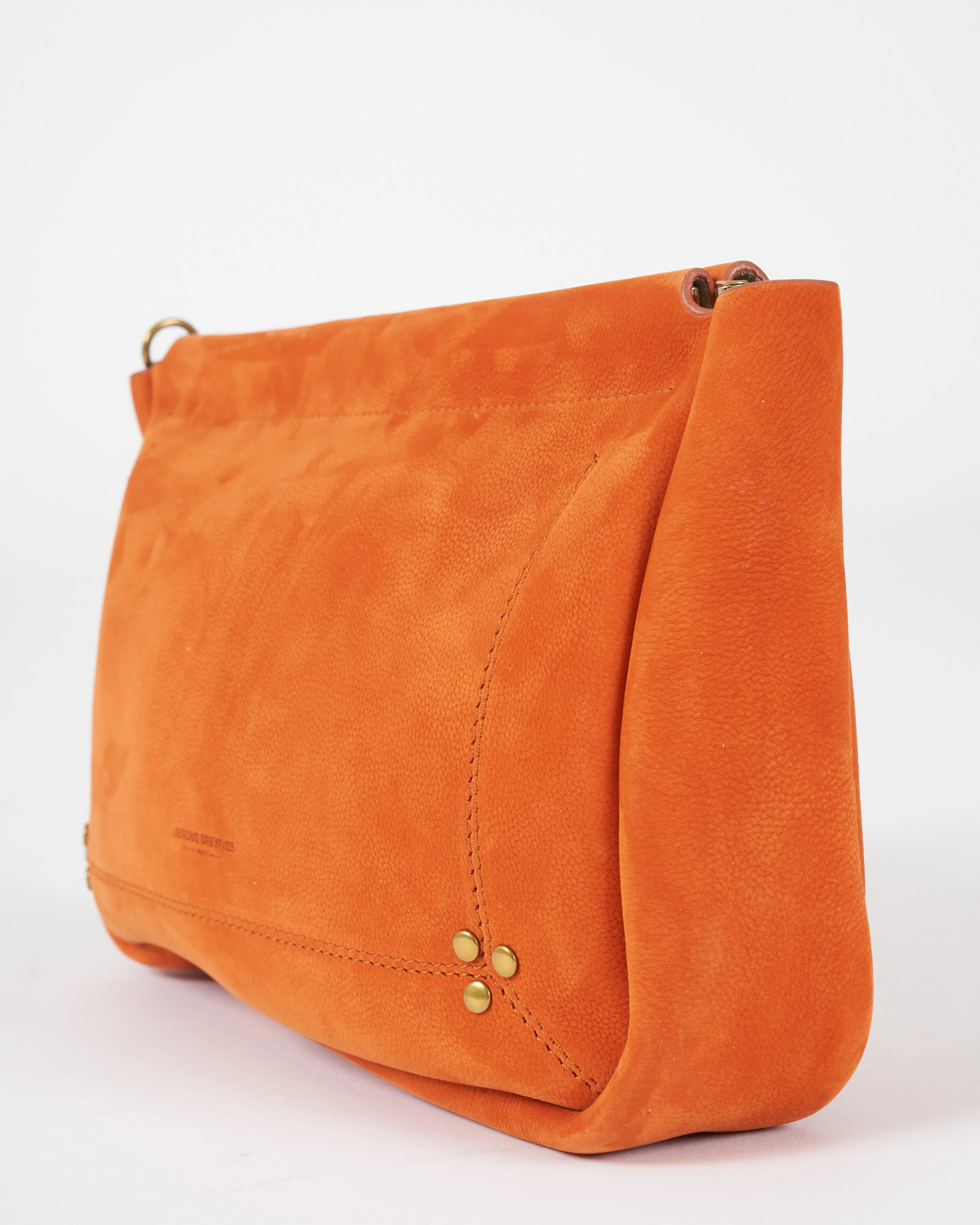 clap large - nubuck orange