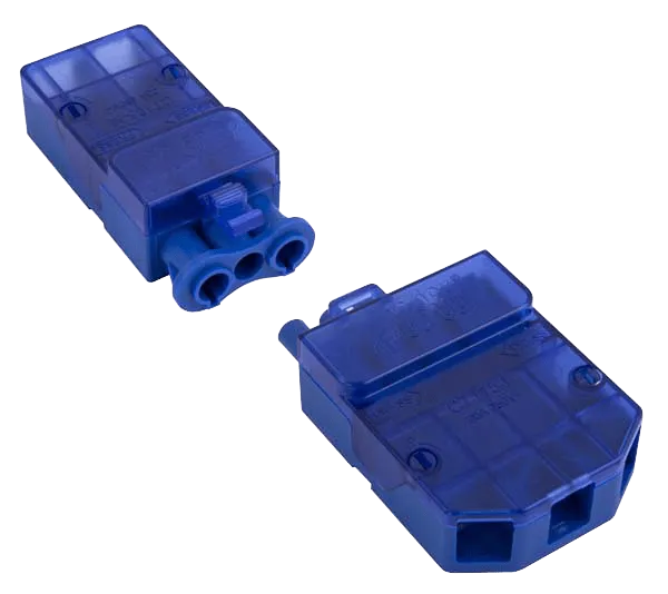 Click CT115C 3 Pole Complete Push Fit Connector with Loop