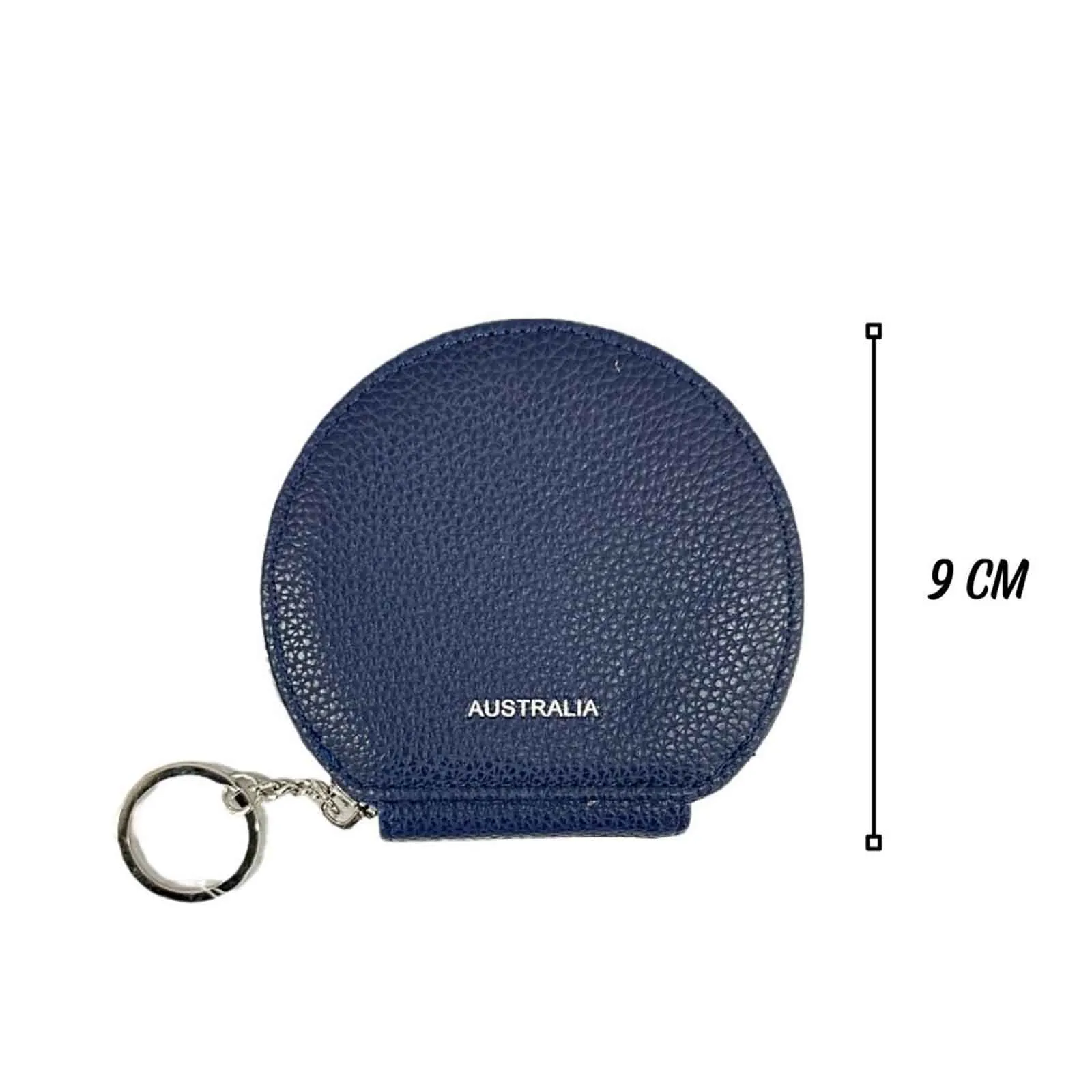 Coin Purse Round Dark Blue
