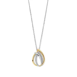 Collier Naiomy - Argent, plaqué or et zircons (N3X55)