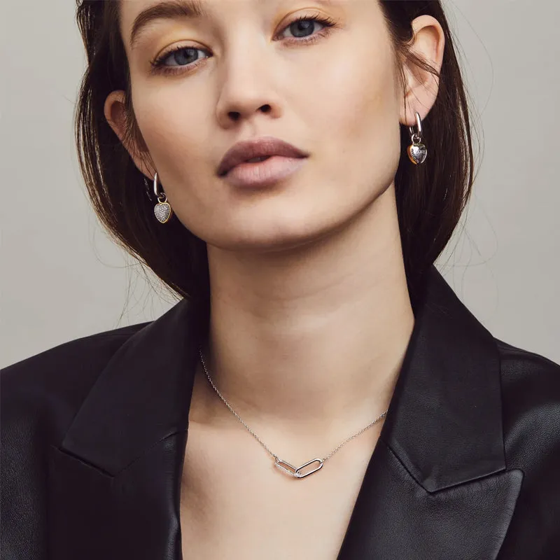 Collier TI SENTO - Argent, zircons (3966ZI)
