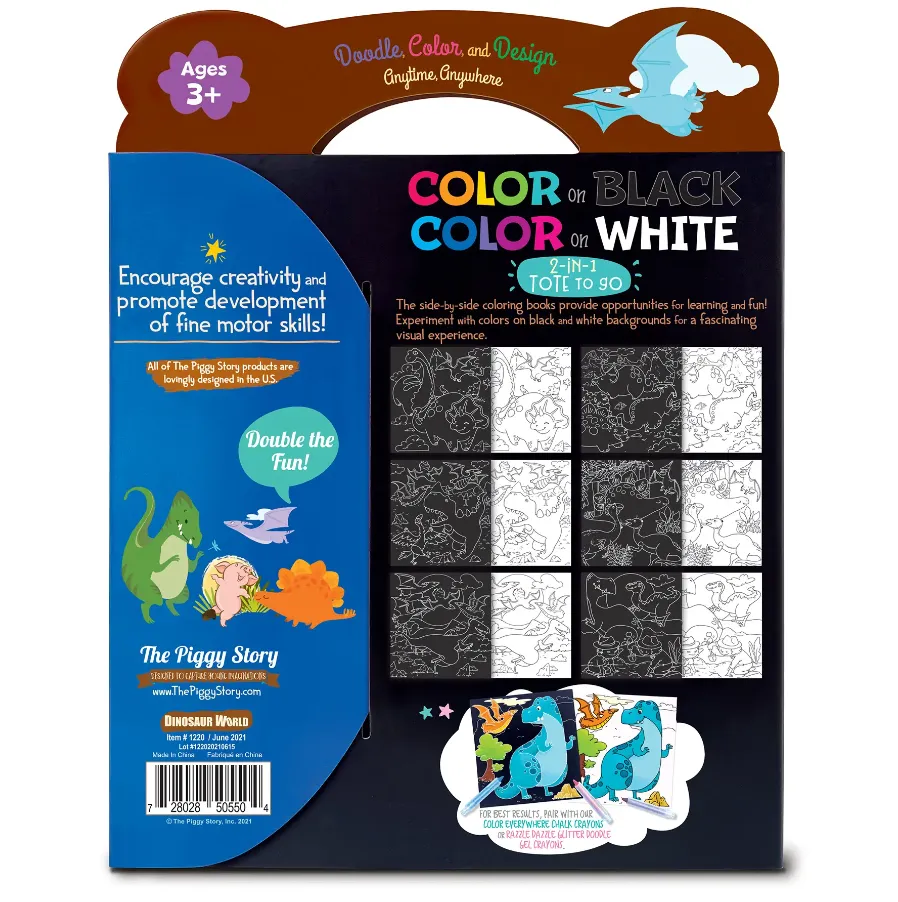 Color on Black & Color on White 2 in 1 Pack