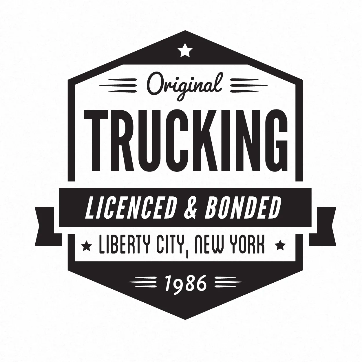 Company Name Truck Decal, 2 Pack