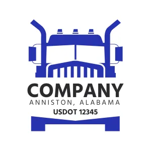 Company Name Truck Door Decal (USDOT), 2 Pack