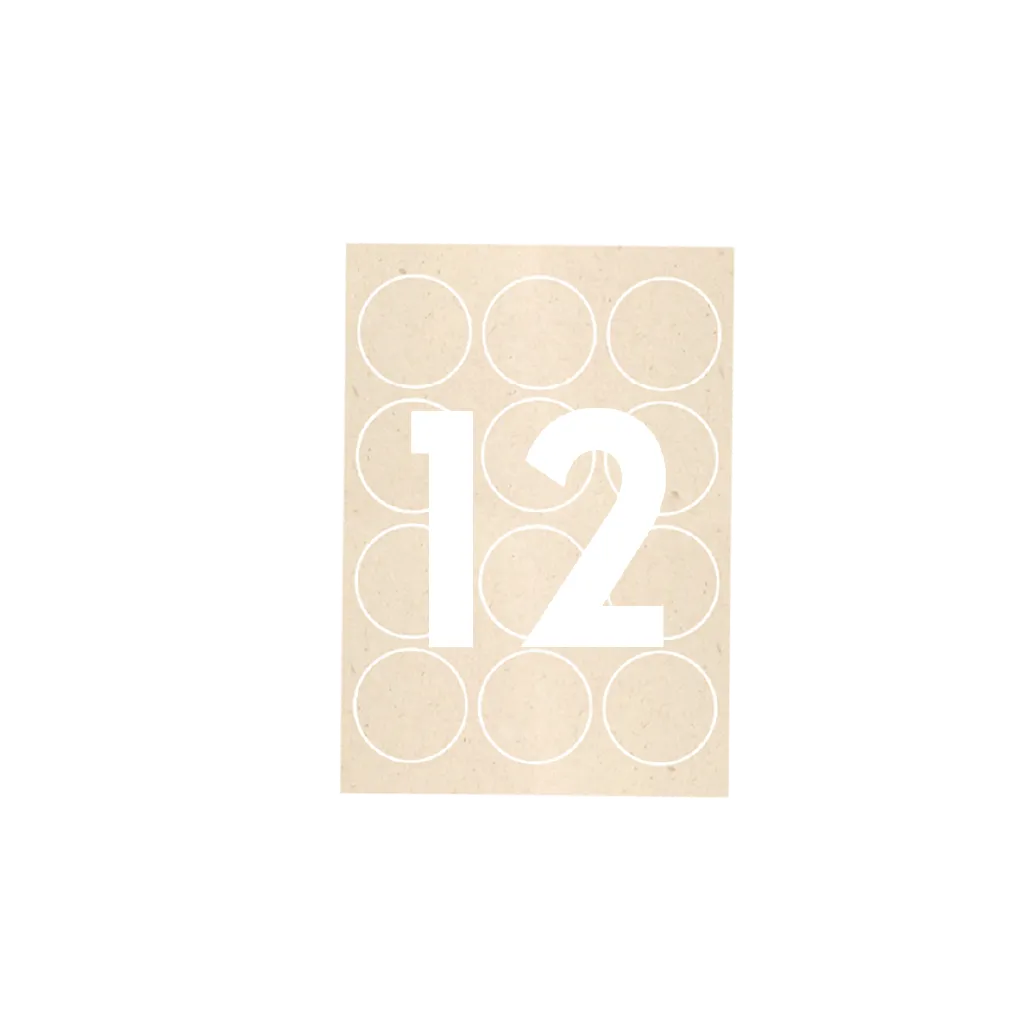Compostable Inkjet Labels - A4 Sheets