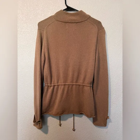 COPY - Banana Republic 100% CASHMERE Women's Tan Button-Up Jacket  cardigan