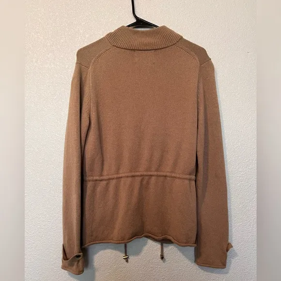 COPY - Banana Republic 100% CASHMERE Women's Tan Button-Up Jacket  cardigan