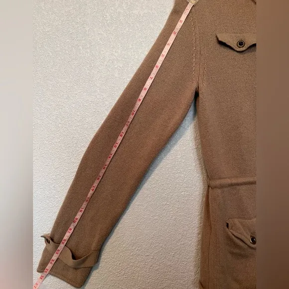 COPY - Banana Republic 100% CASHMERE Women's Tan Button-Up Jacket  cardigan