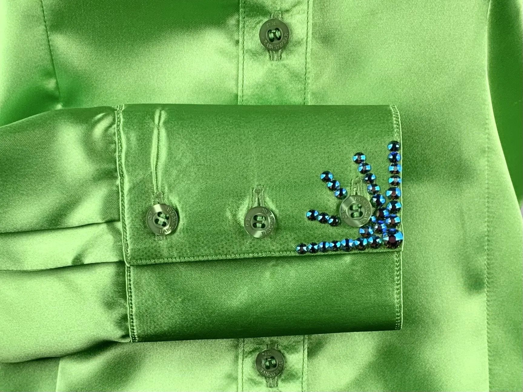 CR Special Lime Green Satin