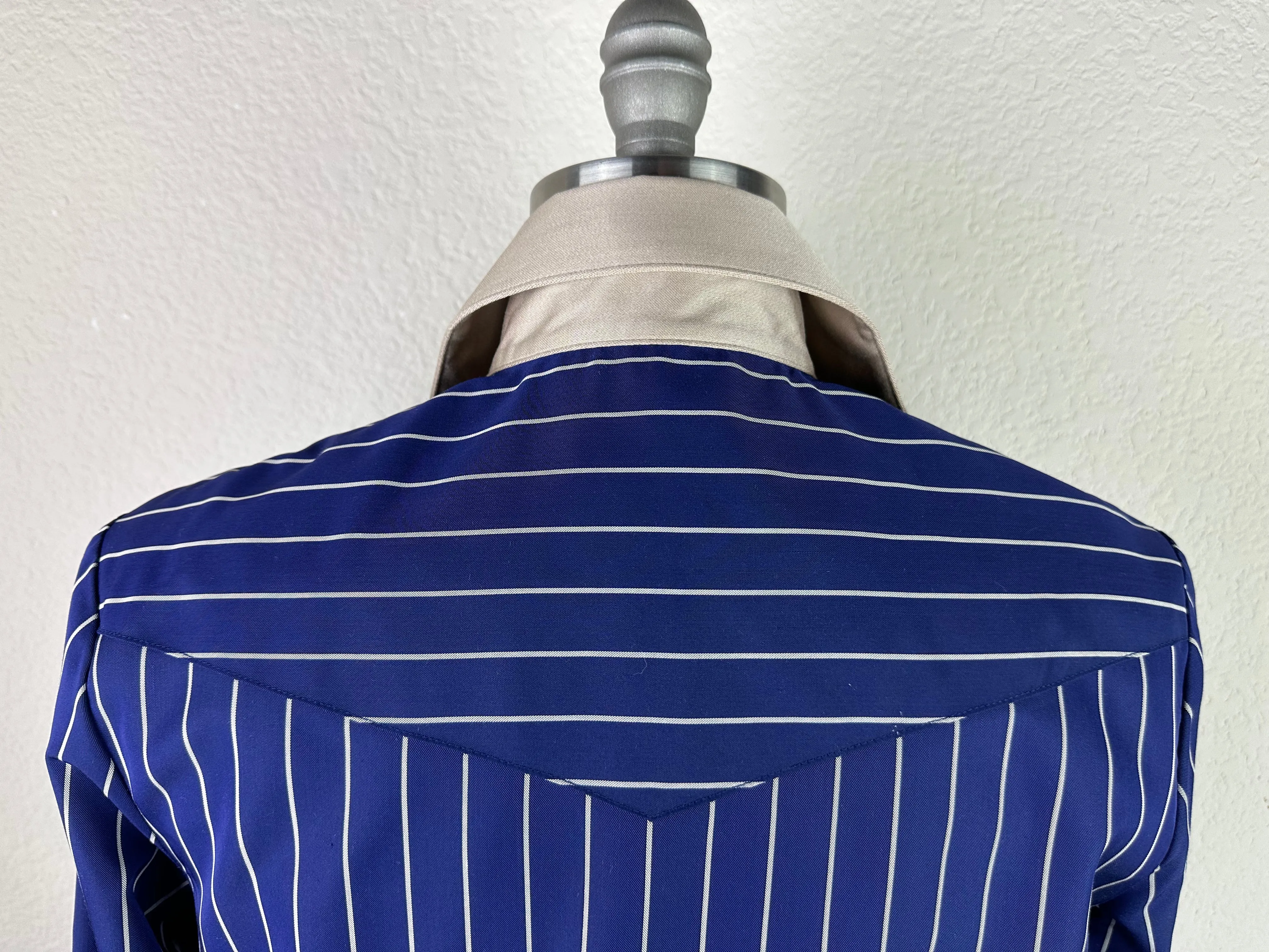 CR Tradition Navy and Champagne Stripe - FINAL SALE