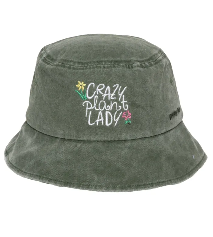 Crazy Plant Lady Ponyflo® Bucket Hat