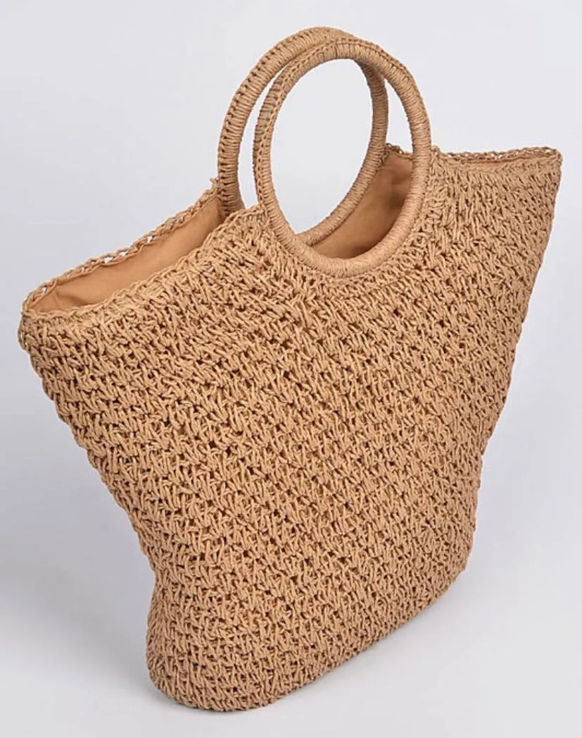 Cross Basket Tote