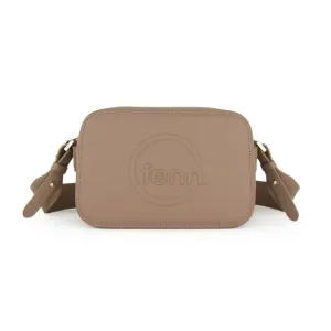 Crossbody Bag – Cappuccino with Gold Zip