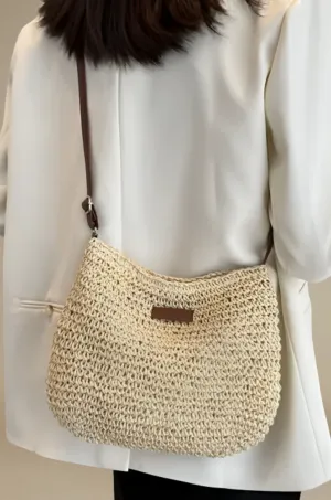 Crossbody - Handcrafted Straw Bag for Woman