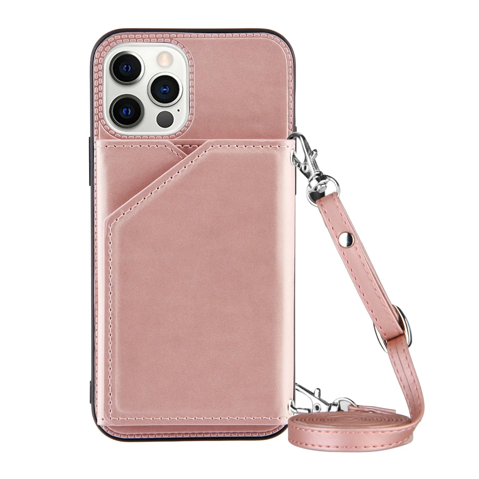 Crossbody Leather Wallet Phone Case