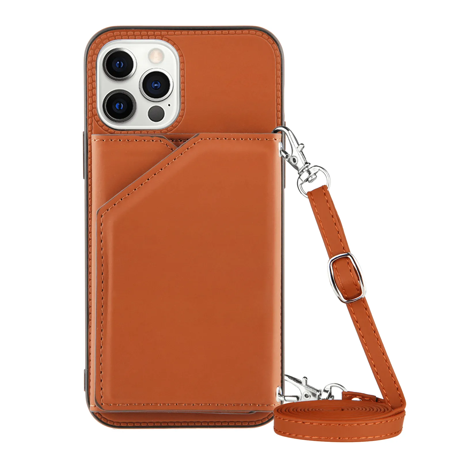 Crossbody Leather Wallet Phone Case