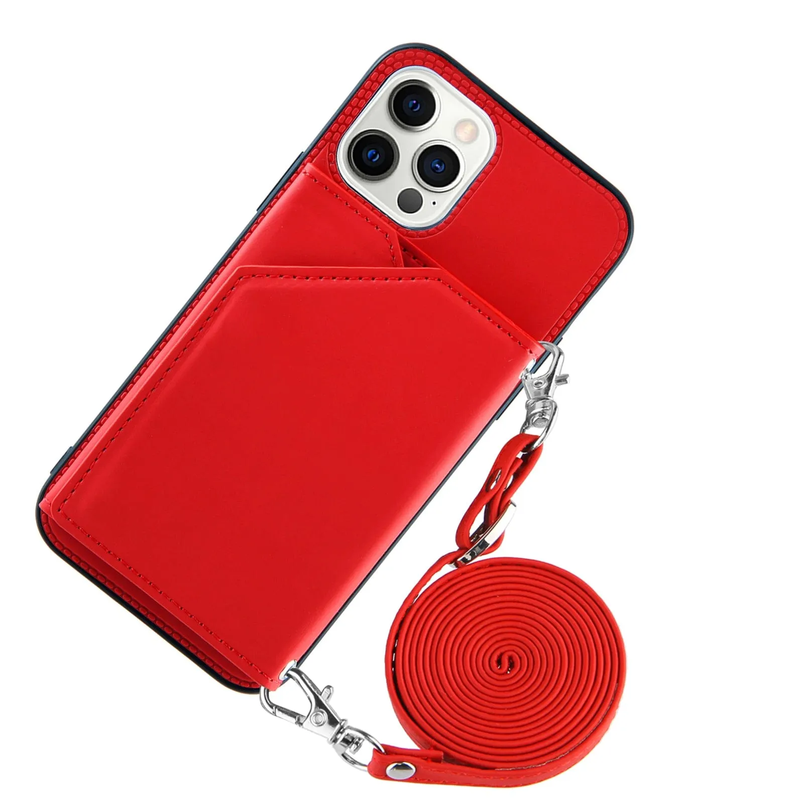 Crossbody Leather Wallet Phone Case