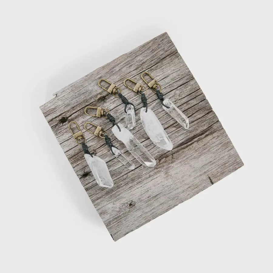 CRYSTAL POINT KEYCHAIN
