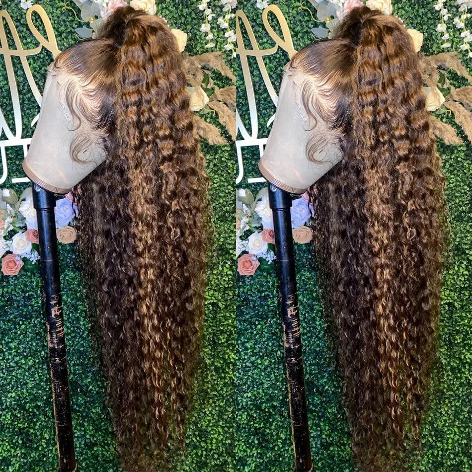 Curly Wigs Human Hair with Bangs