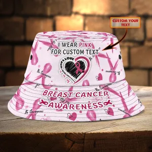 Custom Bucket Hat 02 - Breast Cancer - NBTT