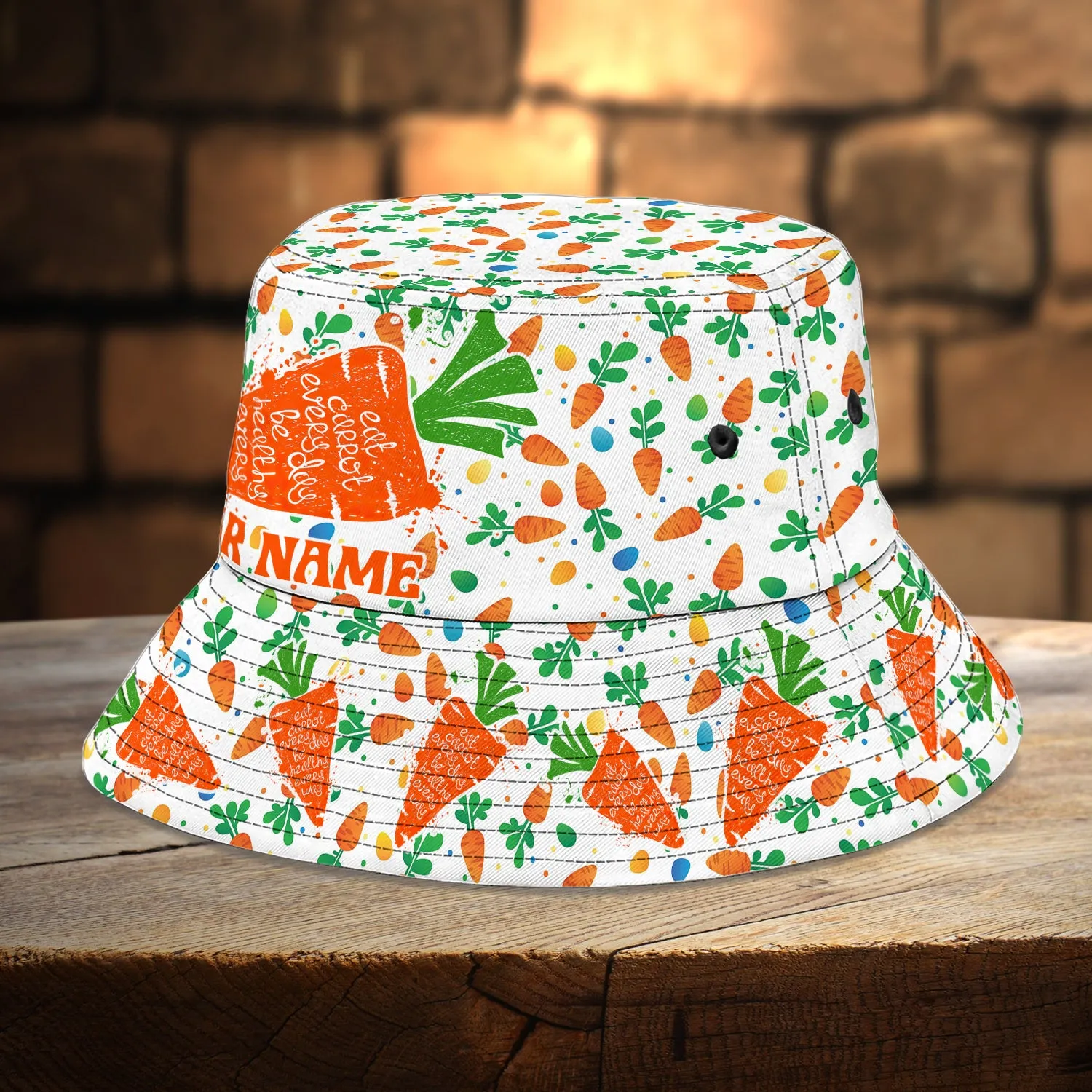 Custom Bucket Hat  - Carrot - H9h3-516