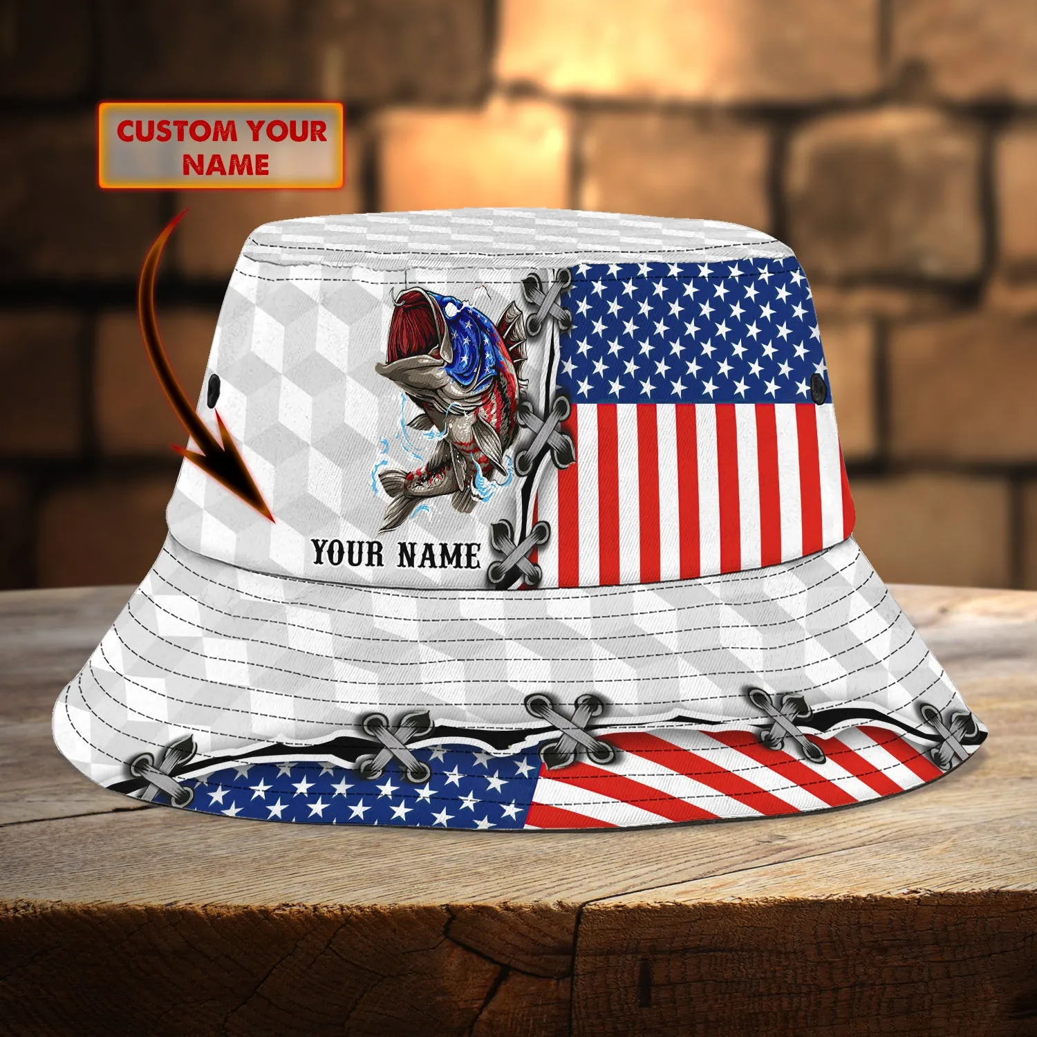 Custom Bucket Hat - PT97 - Fishing - 10