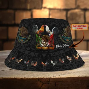 Custom Bucket Hat - Rooster Mexico - Vtm99 C25