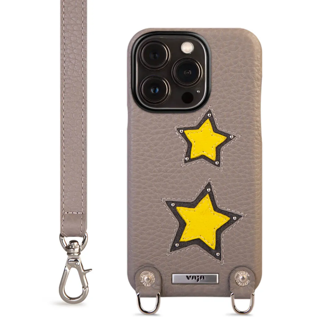 Custom Crossbody iPhone 14 Pro leather case