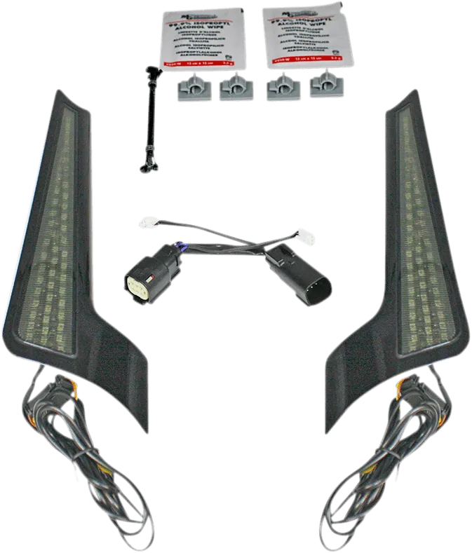 Custom Dynamics CD-FASCIA-HD-CS Fascia LED Panel - Chrome With Smoked Lens