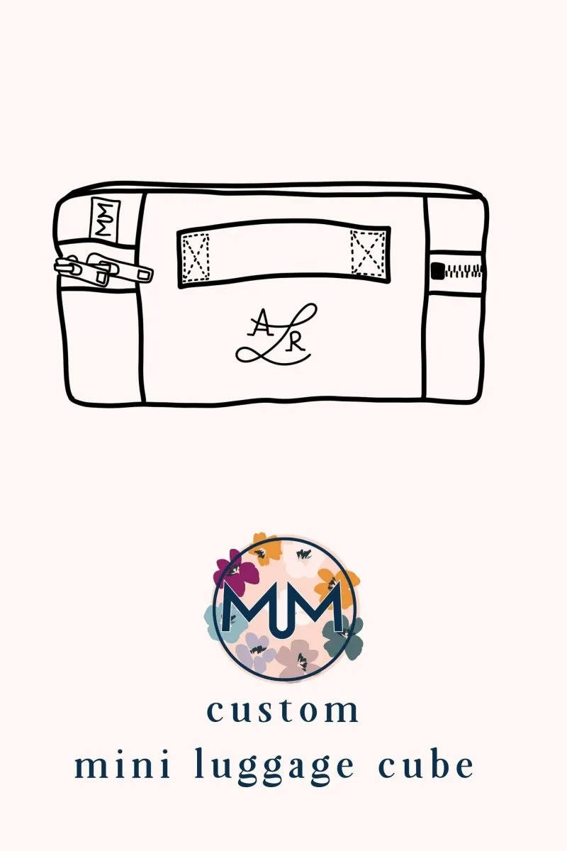 CUSTOM Mini Luggage Cube